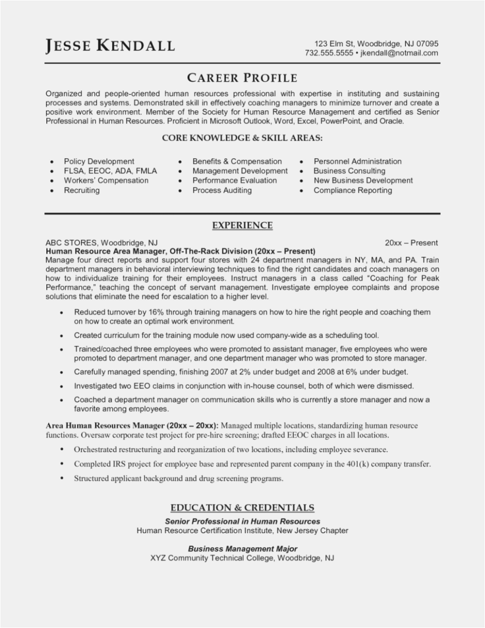 Vice President Of Human Resources Resume Sample 11 Various Ways to Do Vice President Human Resources