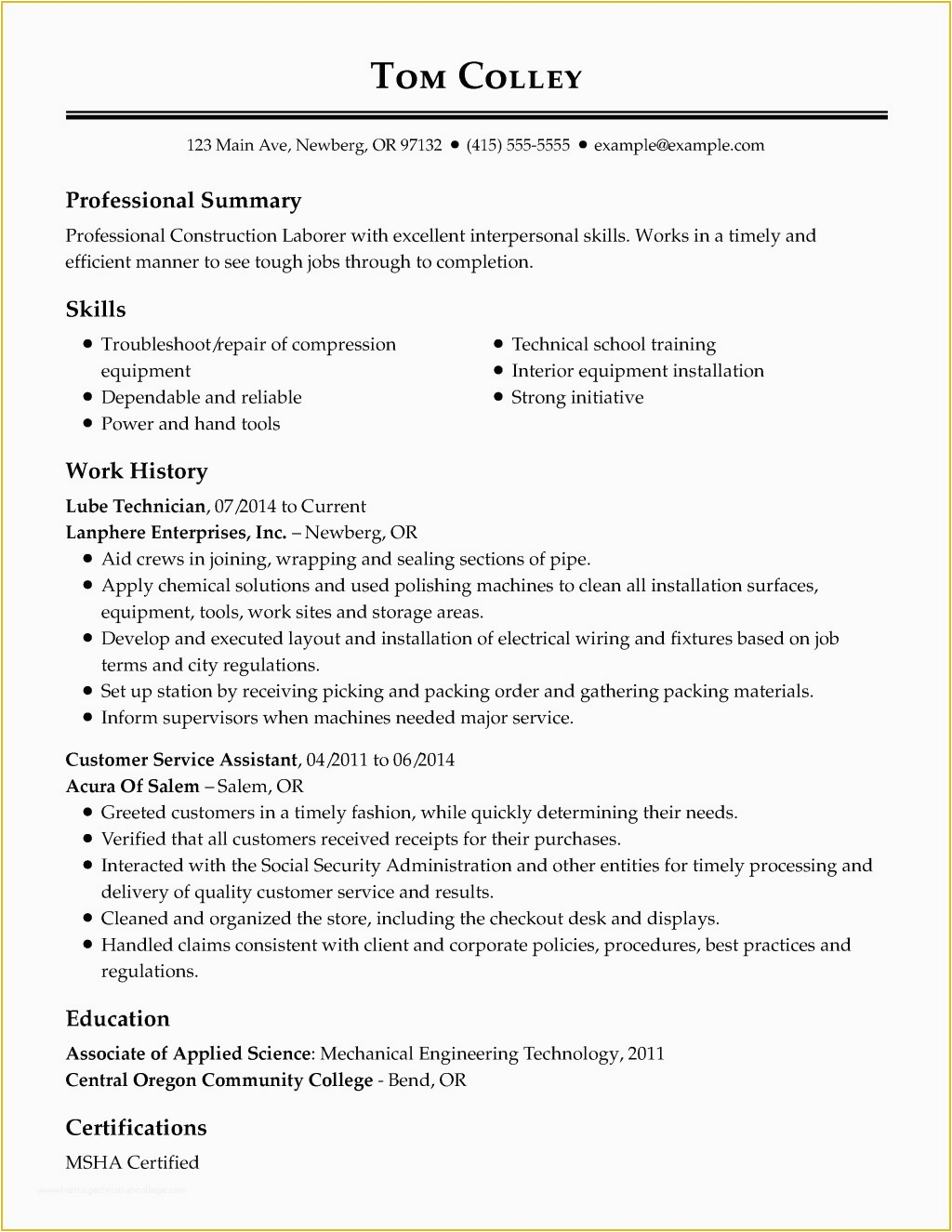Best Resume Template for First Job Basic Resume Template Download Free Resume and Template