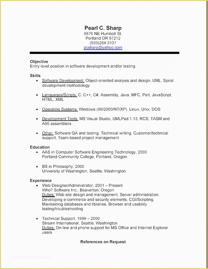 Best Resume Template for First Job First Job Resume Template the 41 Best Free Resume