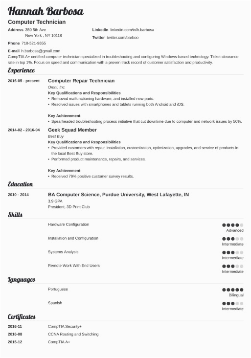 Entry Level Computer Technician Resume Sample Entry Level Puter Technician Resume Entry Level Computer Technician Resume Sample Entry Level Puter Technician Resume