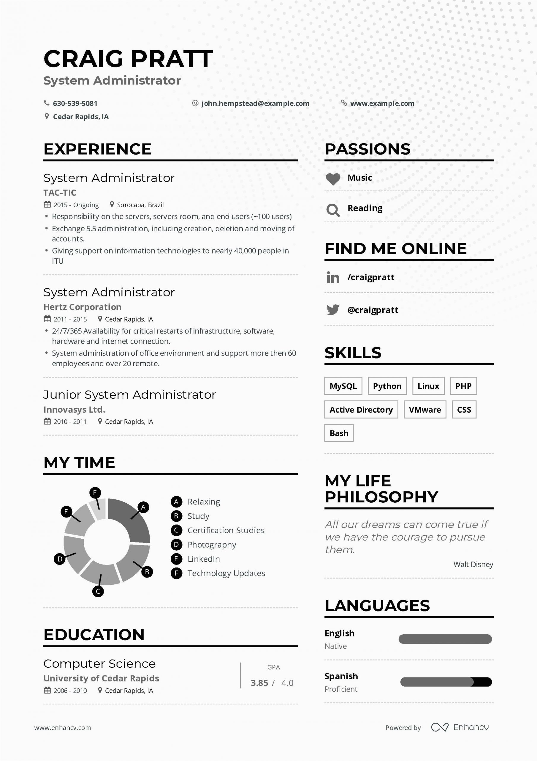 Entry Level System Administrator Resume Sample Pin On Information Technology It Resume Examples