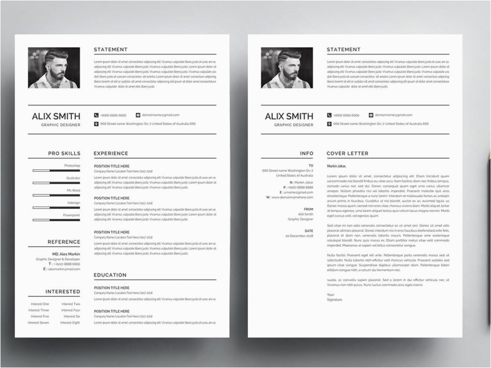 Free Online Resume Templates with Photo Free Simple Resume Template Word & Psd [2020] Maxresumes