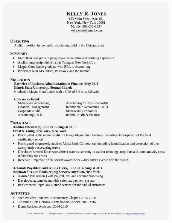 Free Resume Template for New Graduate Recent College Graduate Resume Examples astonishing Free