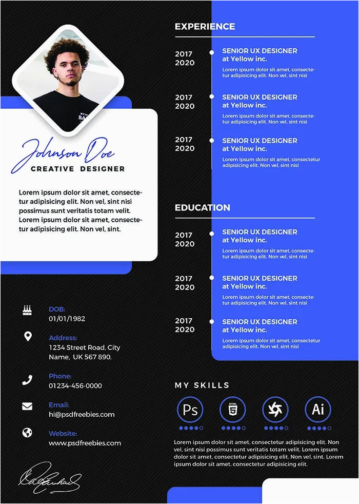 Free Resume Template with Picture Option Free Designer Resume Template Set with 3 Color Options In