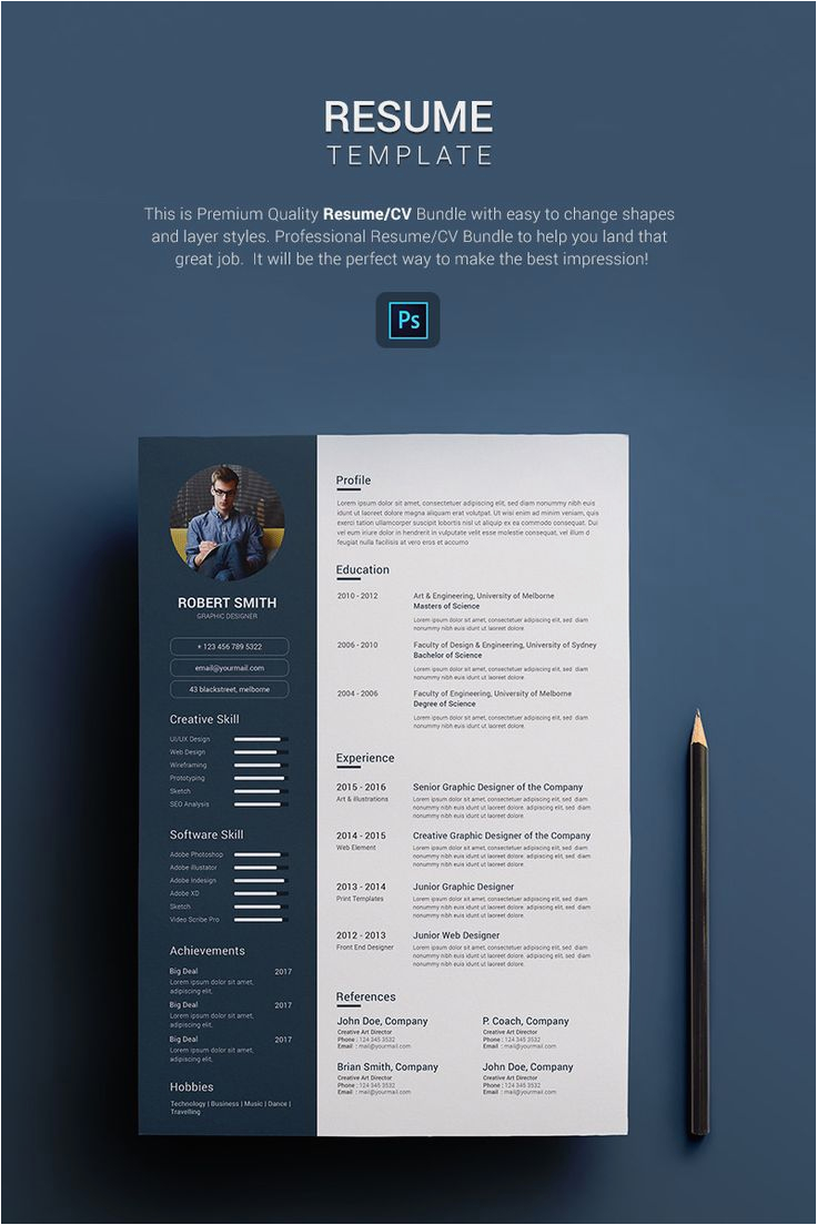 Free Resume Templates for Graphic Designers Robert Smith Graphic Designer Resume Template