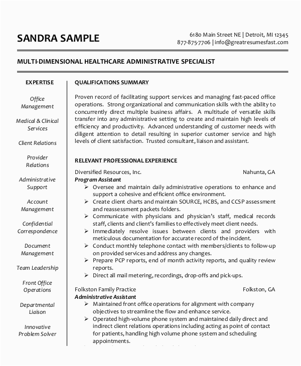 Free Resume Templates for Healthcare Administration Free 7 Sample Healthcare Resume Templates In Ms Word