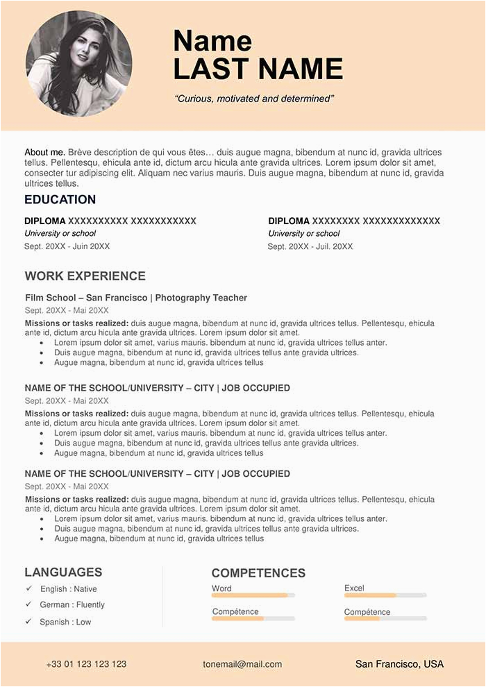 Free Resume Templates for Teaching Positions Teacher Resume Sample Free Download