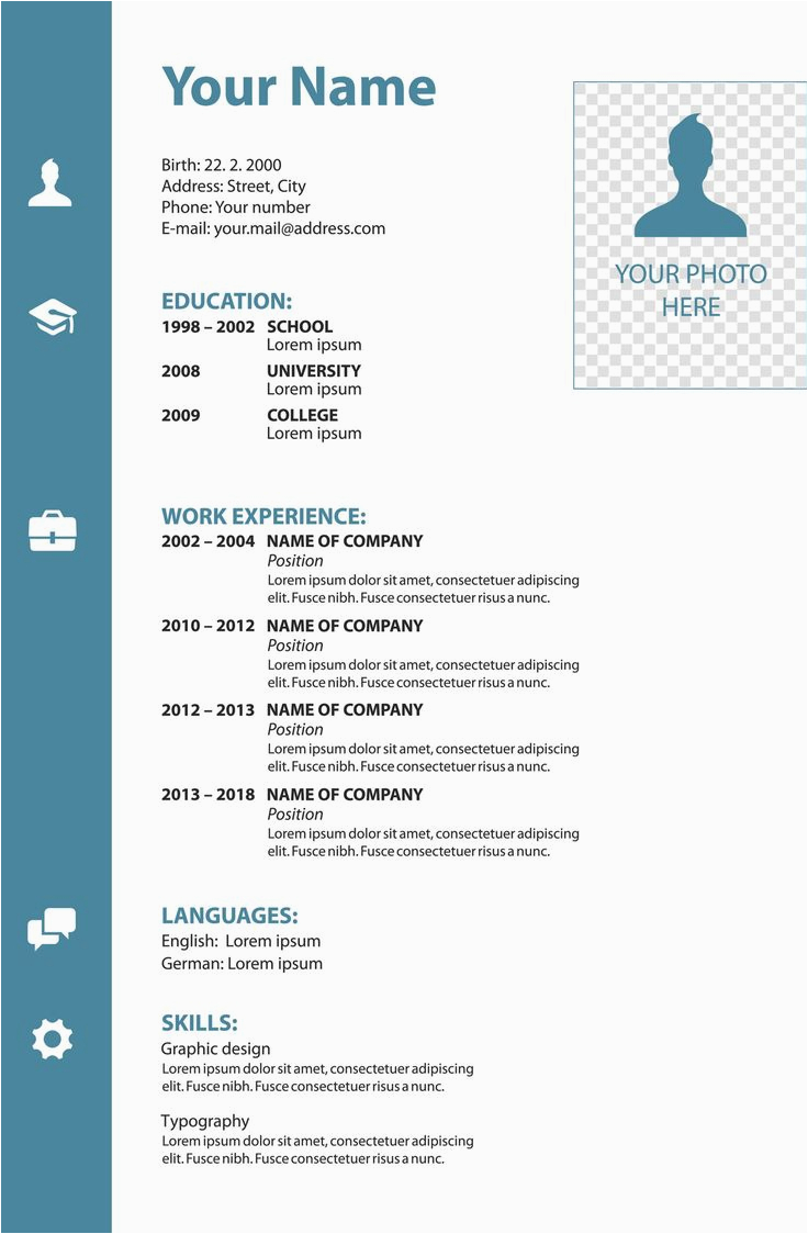 Free Resume Templates Online to Print Blank Resume forms Free Printable Resume Templates