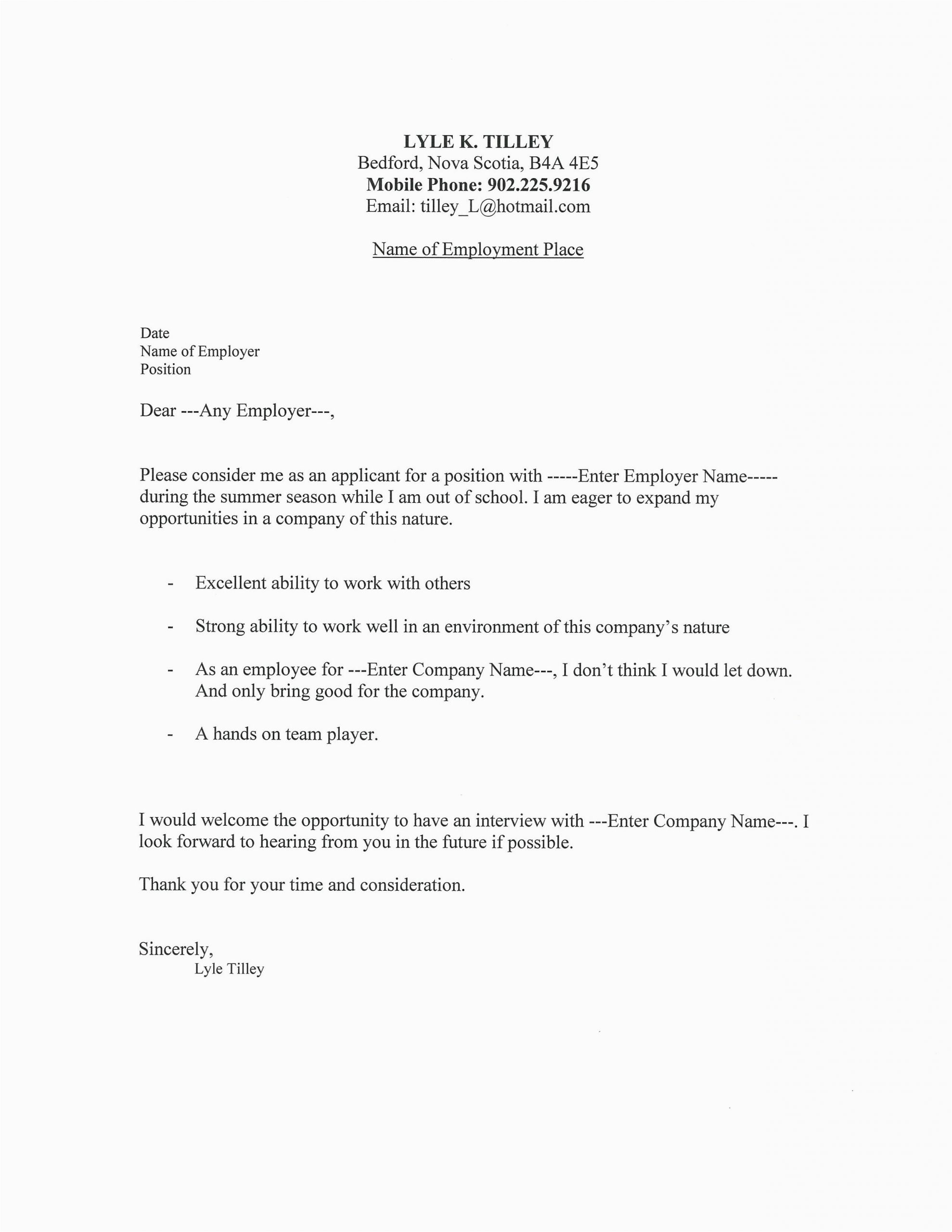 Free Template for A Cover Letter for A Resume Cover Letter for Resume Fotolip