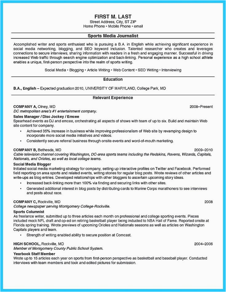 Functional Resume Template for College Student 25 College Student Resume Template In 2020