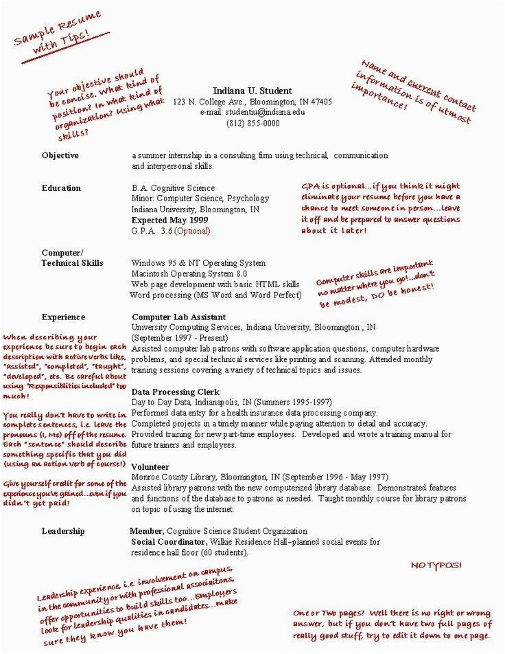 High School First Job Resume Template Sample Resume for Current High School Students