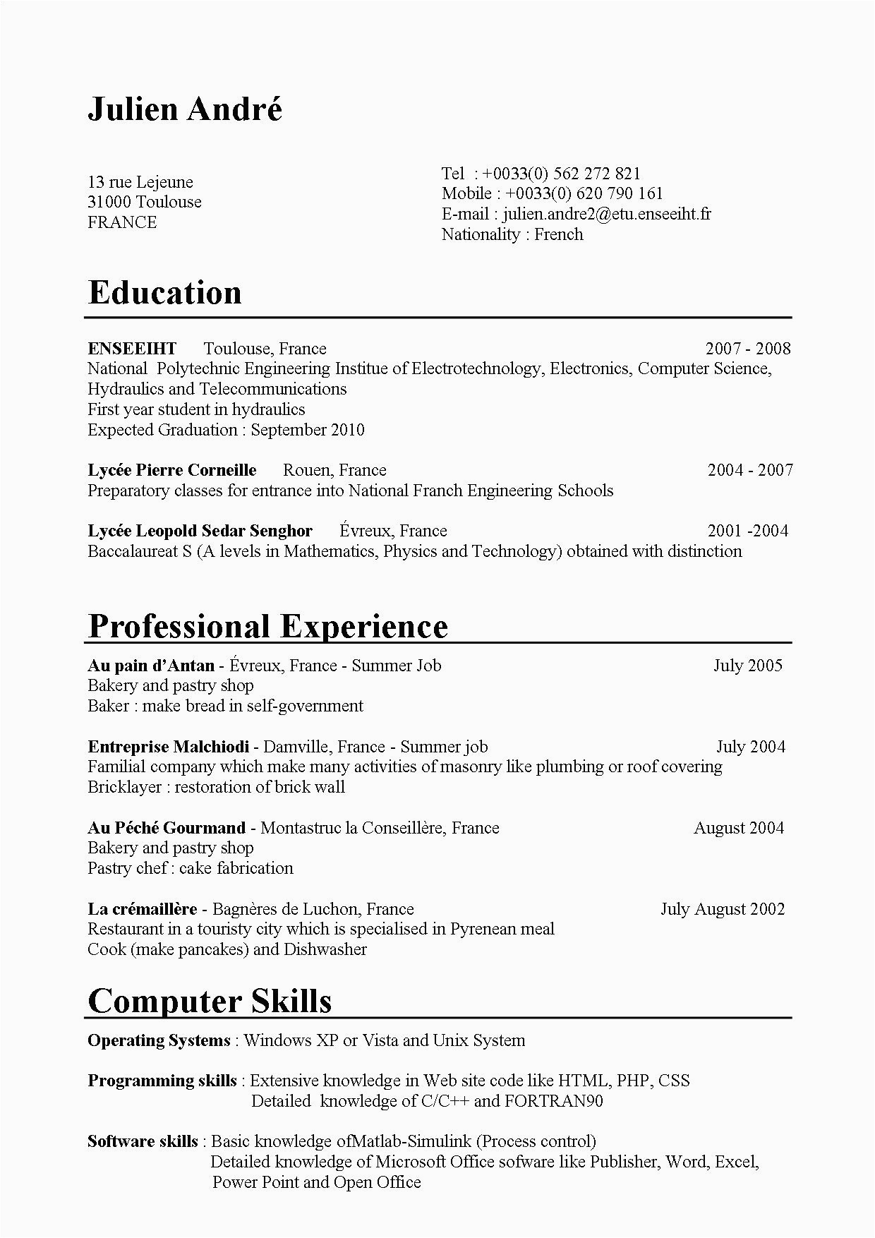 Resume for Tim Hortons Job Sample How to Write A Resume for Applying at Tim Hortons