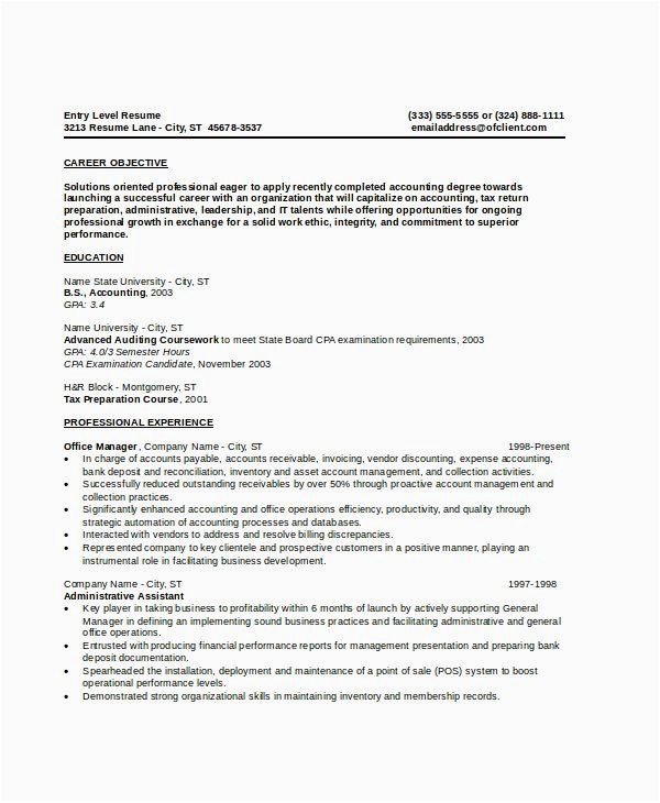 Resume Objective Samples for Experienced Professionals Medical Billing Resume Objectives Inspirational 18 Sample