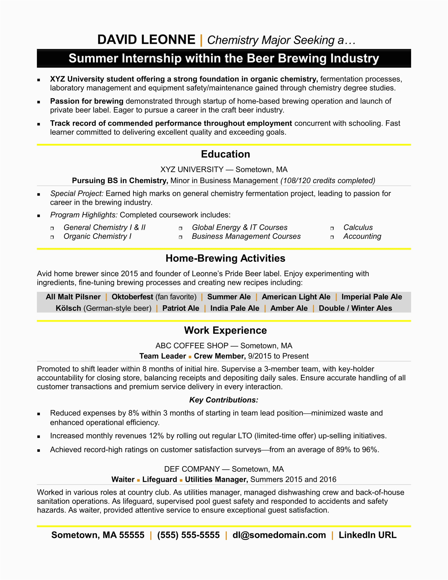 Resume Template for College Student Applying for Internship Resume for Internship Resume Template for College Student Applying for Internship Resume for Internship