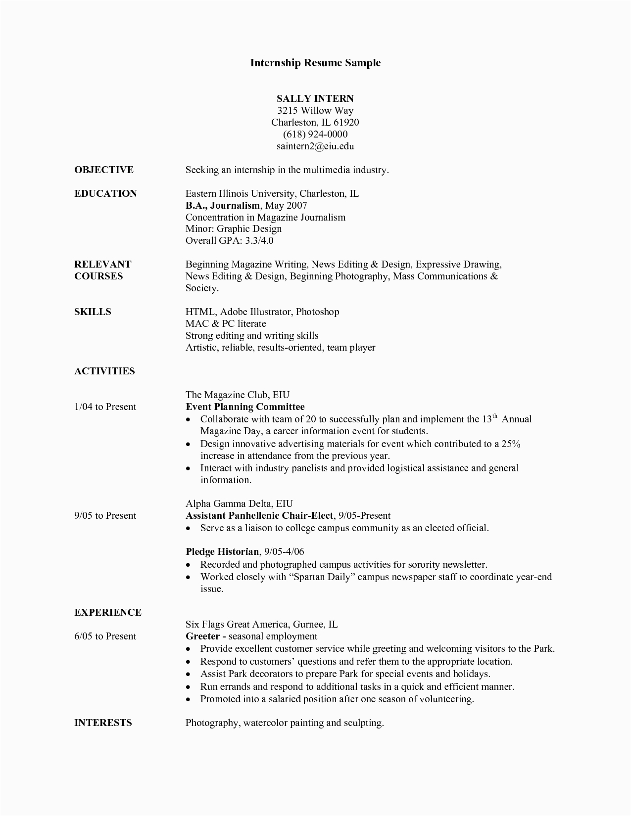Resume Template for College Student Applying for Internship Student Resume for Internship Database Letter Templates Resume Template for College Student Applying for Internship Student Resume for Internship Database Letter Templates