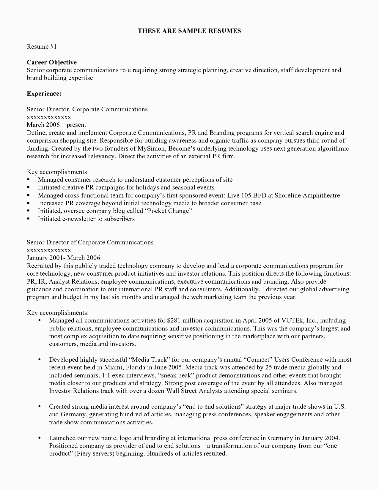 Sample Objective for Resume for Any Job How to Write A Job Objective for Resume