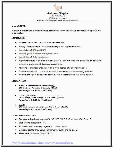 Sample Resume for Bsc Microbiologist Fresher B Sc Resume format for Bsc Chemistry Freshers Pdf Finder