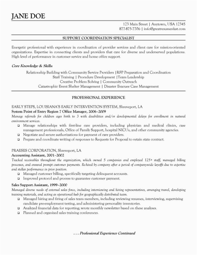 Sample Resume for One Long Term Job 12 13 Long Term Employment Resume Examples