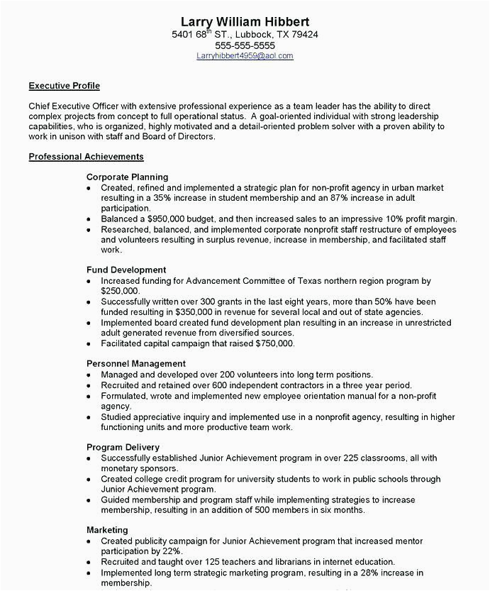 Sample Resume for One Long Term Job Resume Examples Long Term Employment