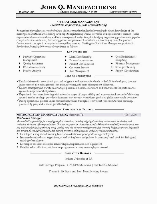 Sample Resume for Production Manager In India Production Planning Manager Resume Pdf February 2021