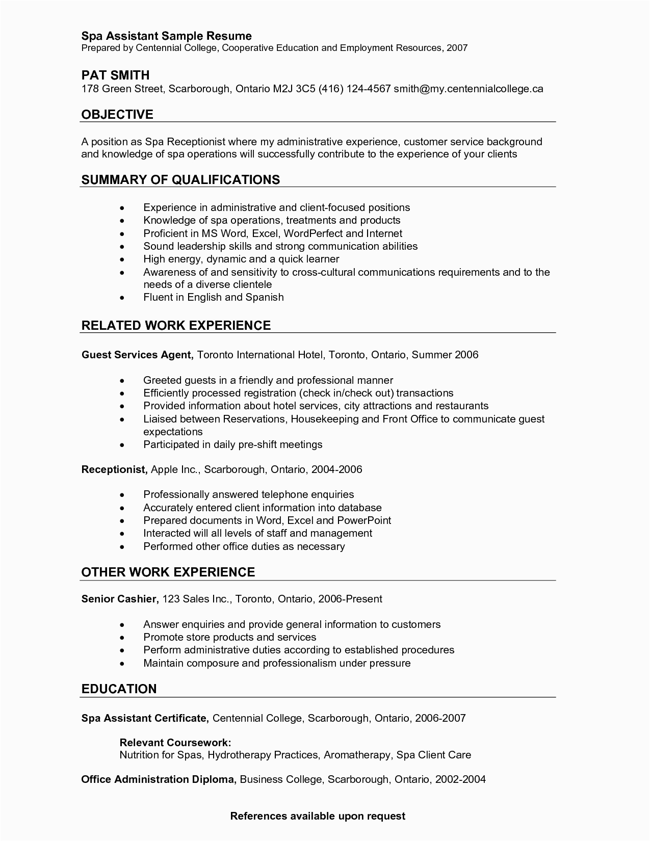 Sample Resume Objectives for Medical Receptionist Medical Receptionist Resume Objective Samples