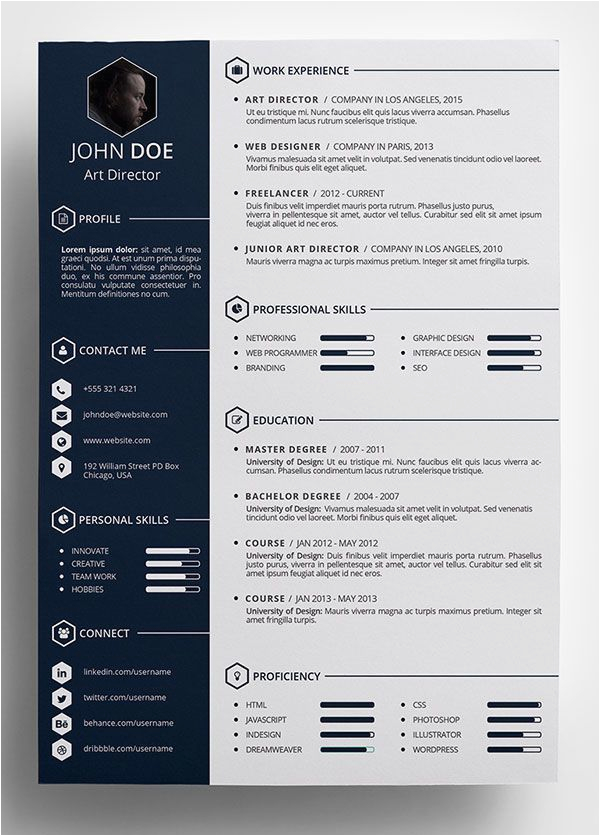 Best Creative Resume Templates Free Download Amazing Resume Templates Free Creative Resume Template In