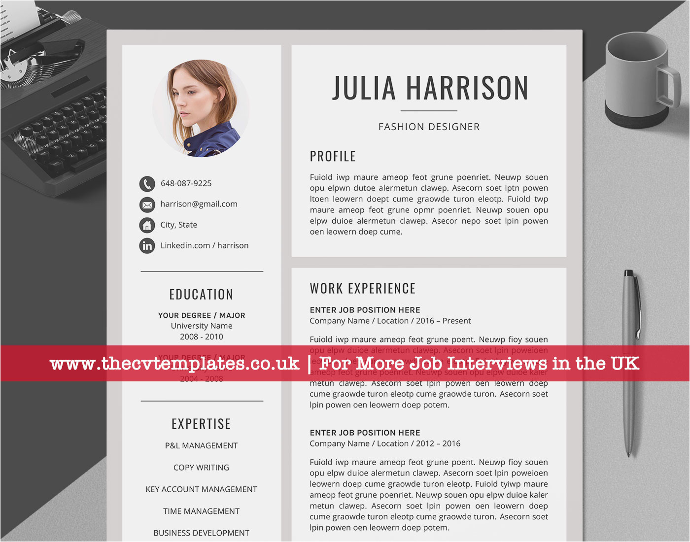 Best Creative Resume Templates Free Download Creative Resume Template Word Modern Cv Template Design