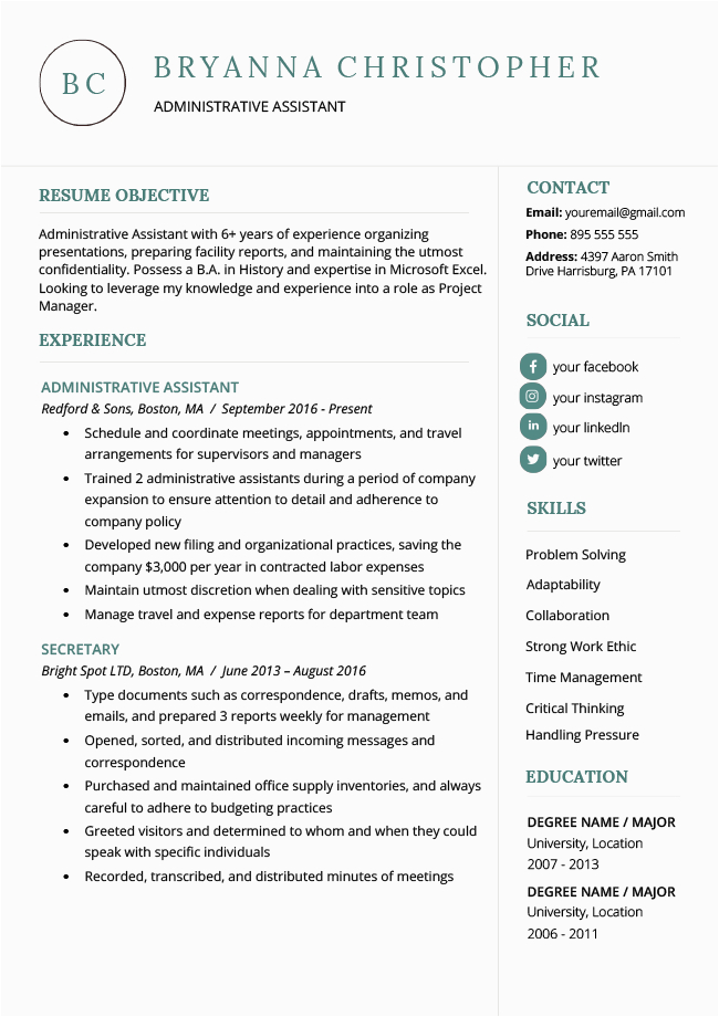 Best Resume Template 2022 Free Download Best Declaration for Resume Over Cv and Resume