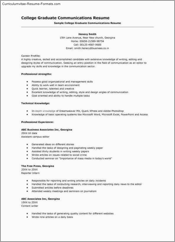 College Admission Sample Resume for College Application College Admission Resume Template