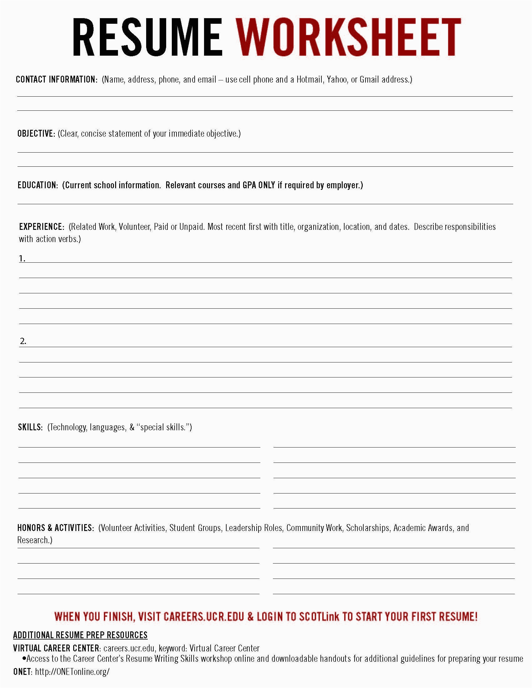 Fill In the Blank Resume Template for Highschool Students Amazing Fill In the Blank Resume Template for Highschool