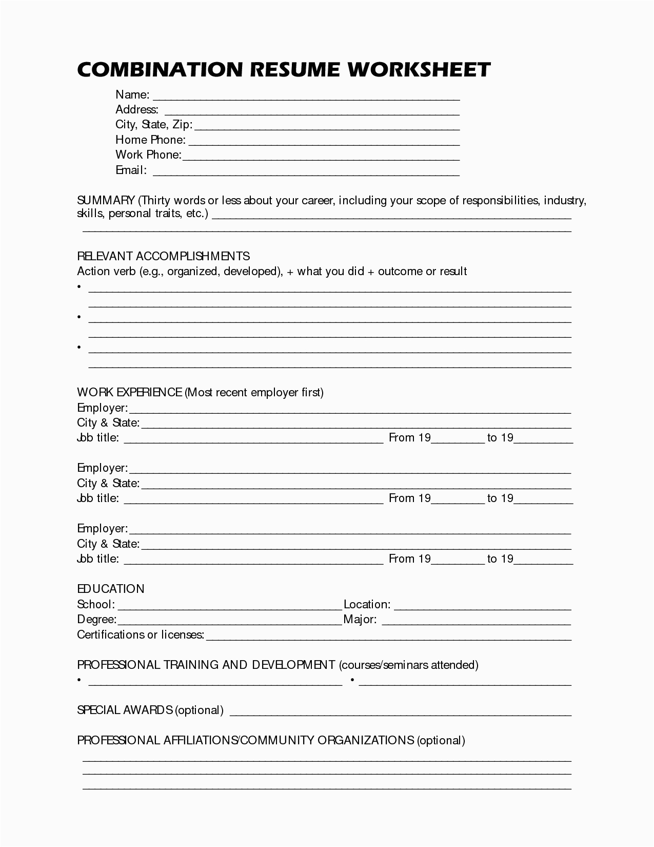 Fill In the Blank Resume Template for Highschool Students Wonderful Fill In the Blank Resume Template for Highschool