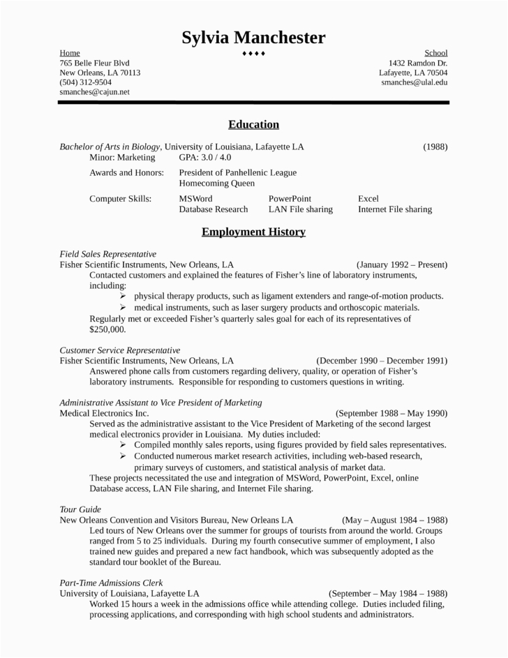 Fisher College Of Business Resume Template Professional Field Representative Resume Template