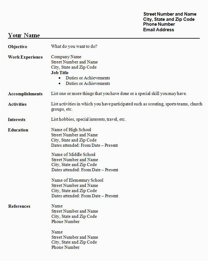 Free Resume Samples for It Students 24 Student Resume Templates Pdf Doc