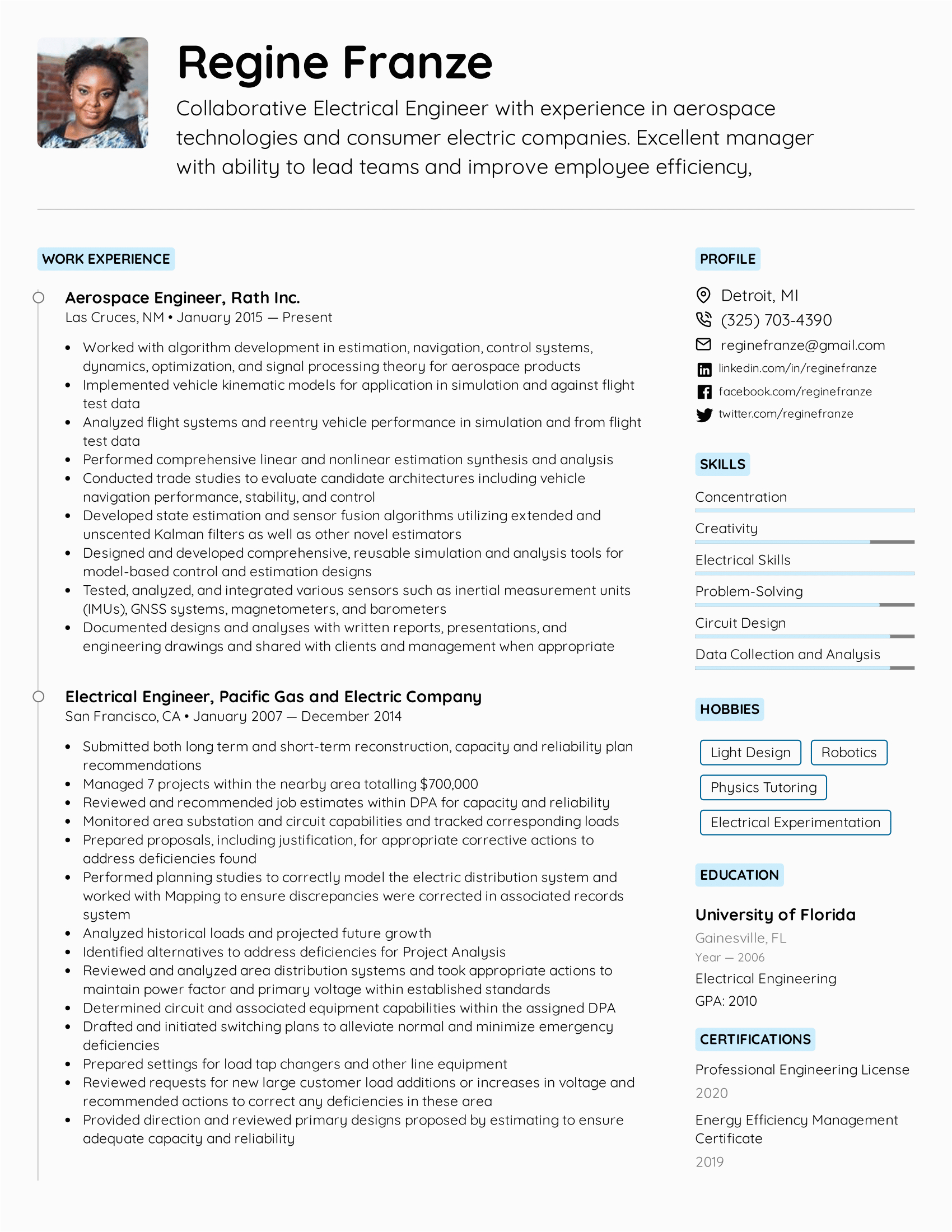 Free Resume Templates for Electrical Engineers 12 Sample Resume for Experienced Electronics Engineer
