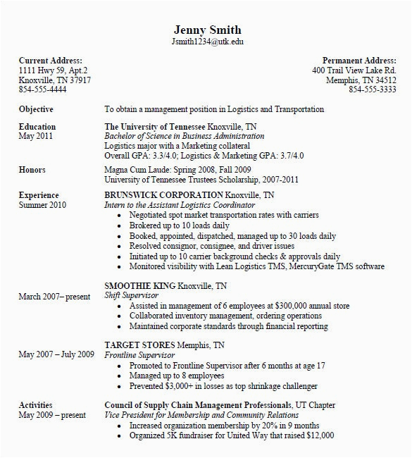 Haslam College Of Business Resume Template 15 Business Resume Templates Pdf Doc