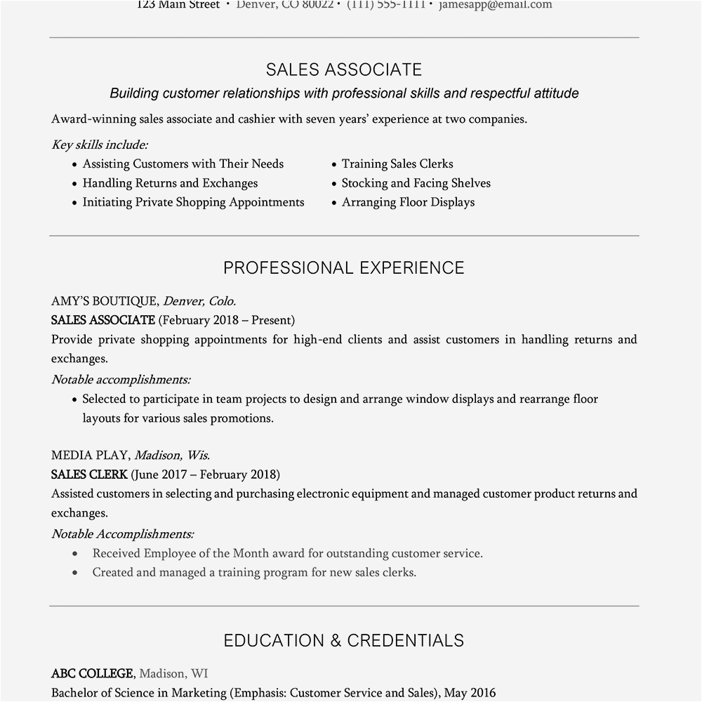 Headline or Summary for Resume Samples Resume with A Headline Example and Writing Tips