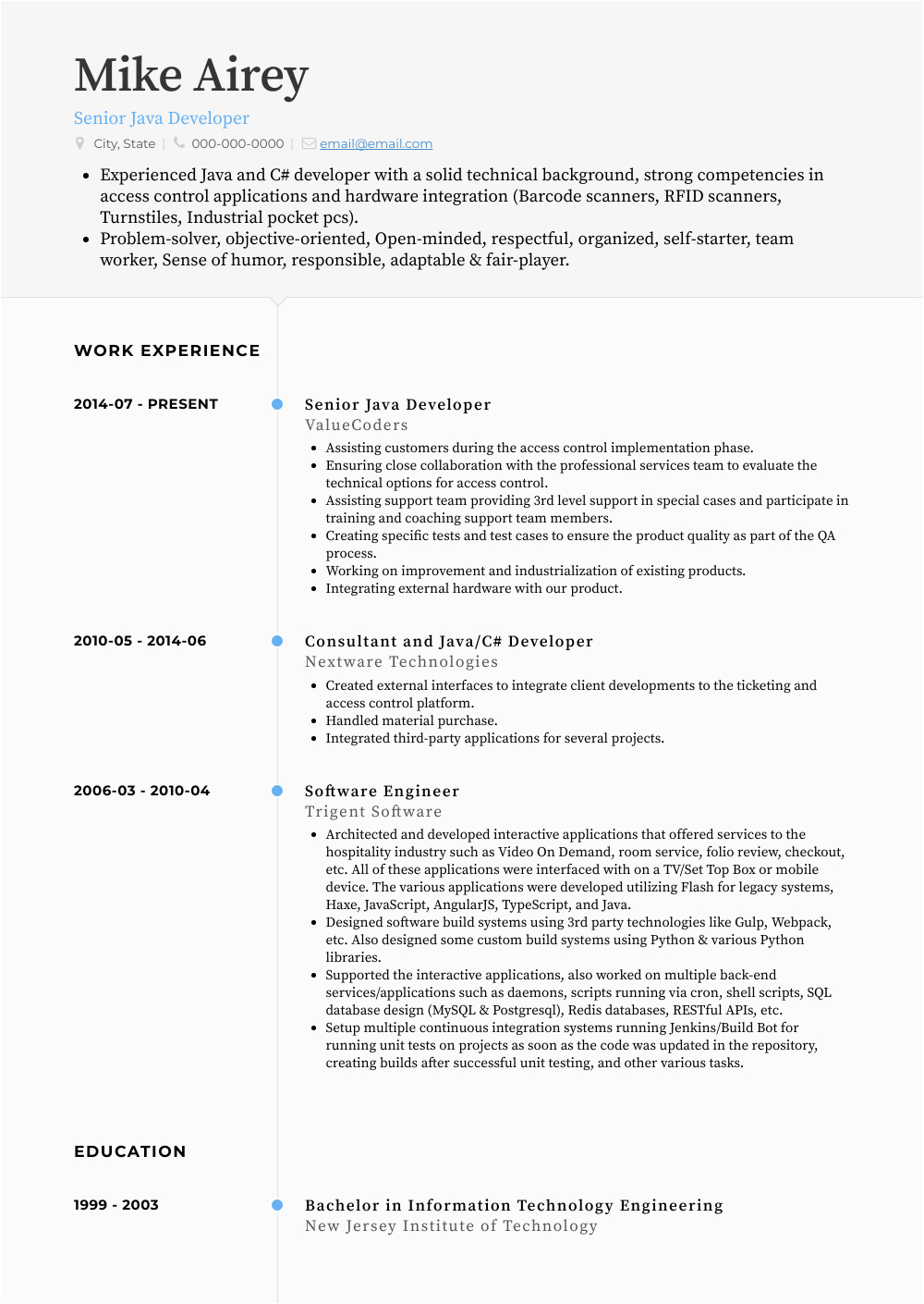 Java Sample Resume with soa Indeed Java Developer Resume Samples and Templates