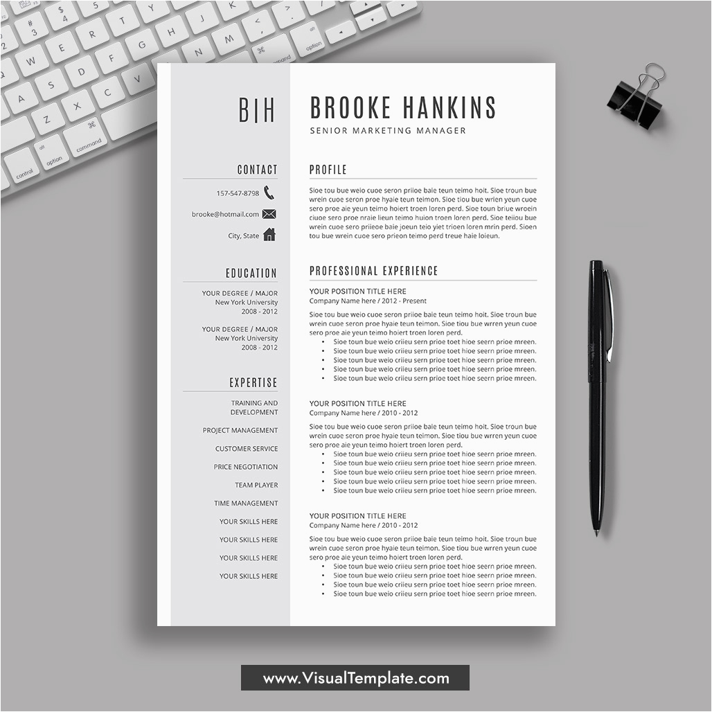 Job Seeker Resume Cv Samples 2023 2022 2023 Pre formatted Resume Template with Resume Icons Fonts and