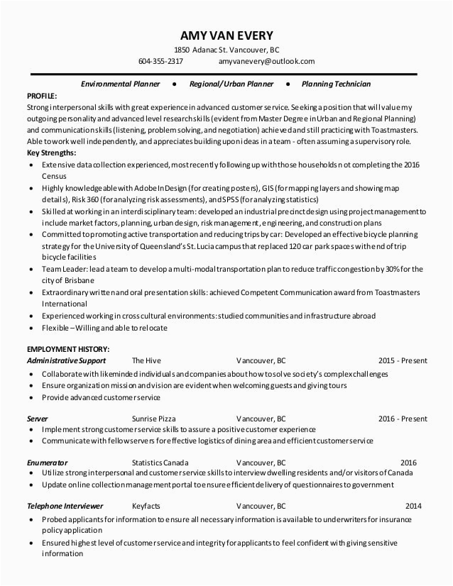 Leeds School Of Business Resume Template Cv Template for town Planner Entry Level Adjunct