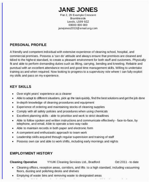 Leeds School Of Business Resume Template Resume for Cleaning Service Free Resume Templates