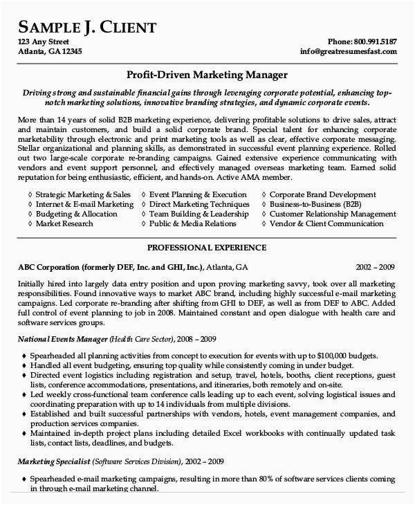 Office and Marketing Manager Resume Sample 20 Basic Business Resume Templates Pdf Doc