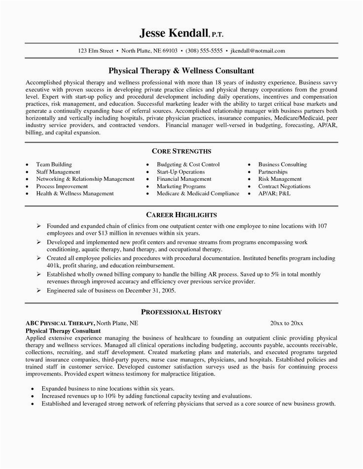 Physical therapy assistant Resume Templates New Graduate √ 25 Occupational therapy Resume Template In 2020