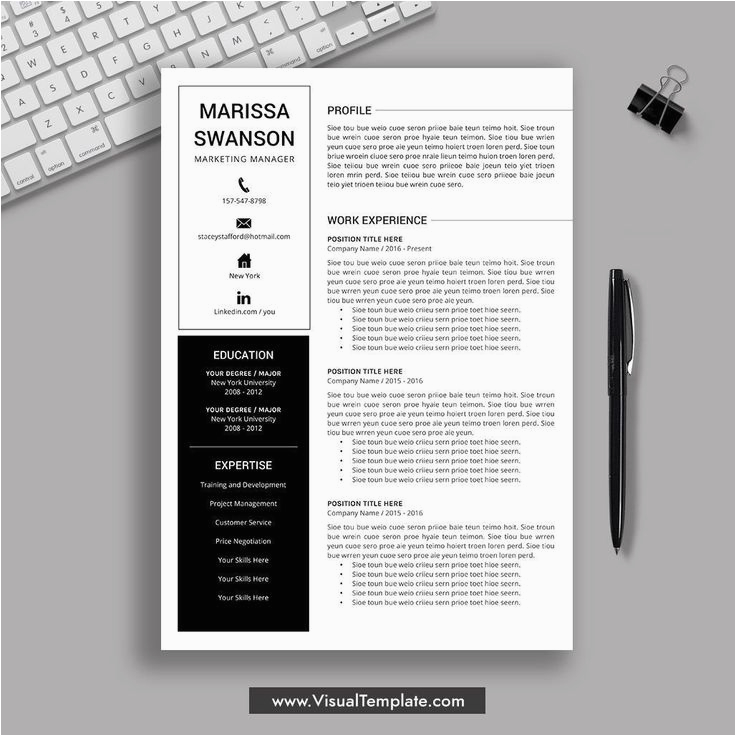 Professional Resume Templates 2022 Free Download 2021 2022 Pre formatted Resume Template with Resume Icons