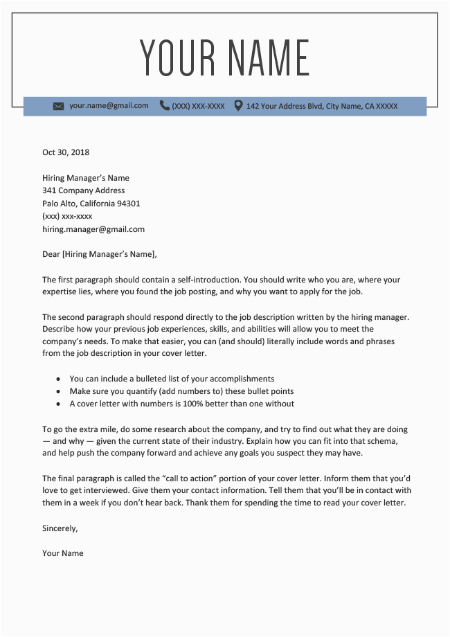 Resume and Cover Letter Template Download Cover Letter Templates for Your Resume [free Download]