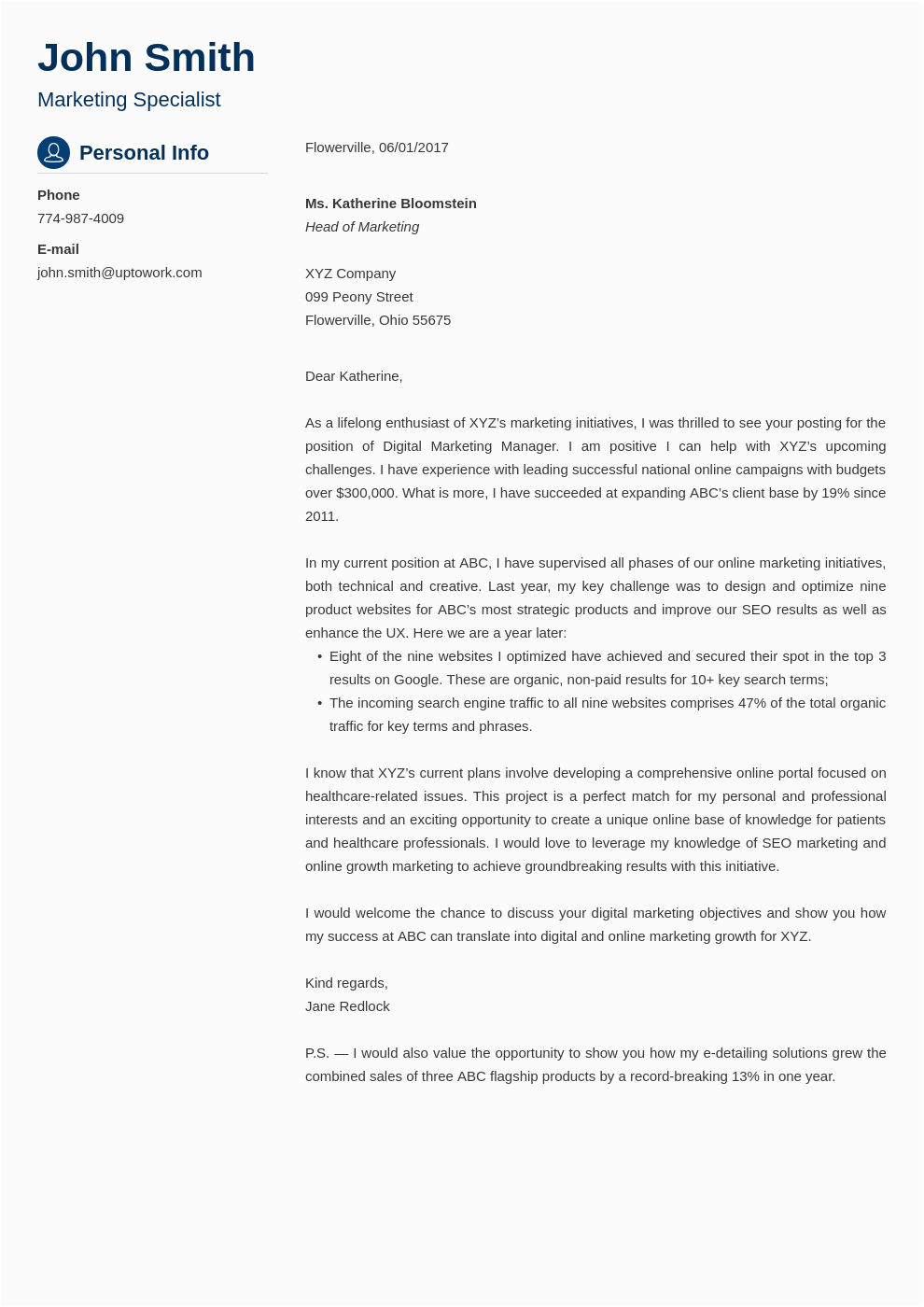 Resume and Cover Letter Template Free Download 18 Cover Letter Templates for Any Job Application