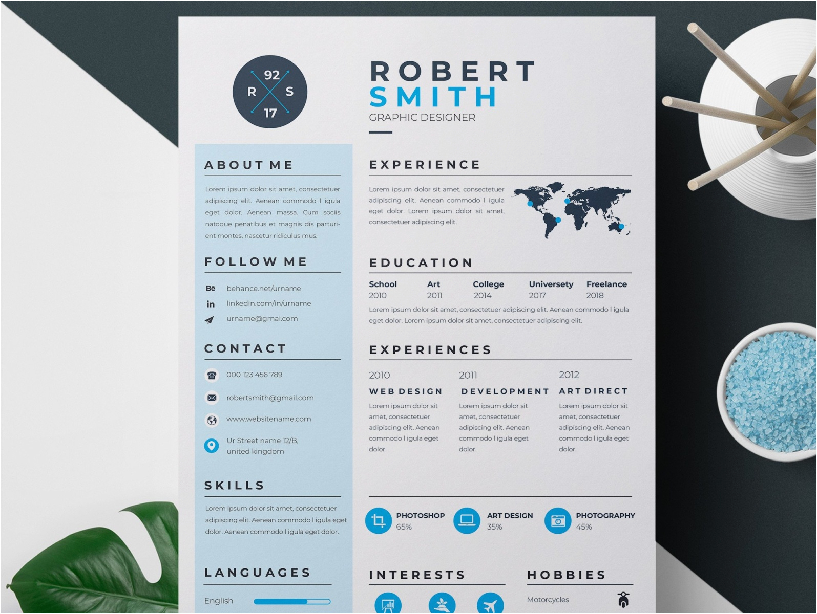 Resume and Cv Templates for Pages Professional Resume 2 Page