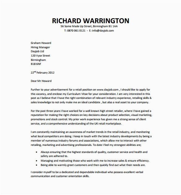 Resume Cover Letter Template Free Download Resume Cover Letter Template – 17 Free Word Excel Pdf