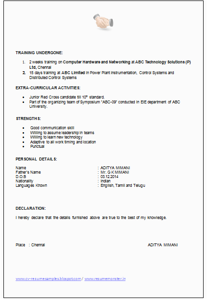Resume I Hereby Certify that the Above Information Sample Over Cv and Resume Samples with Free Download