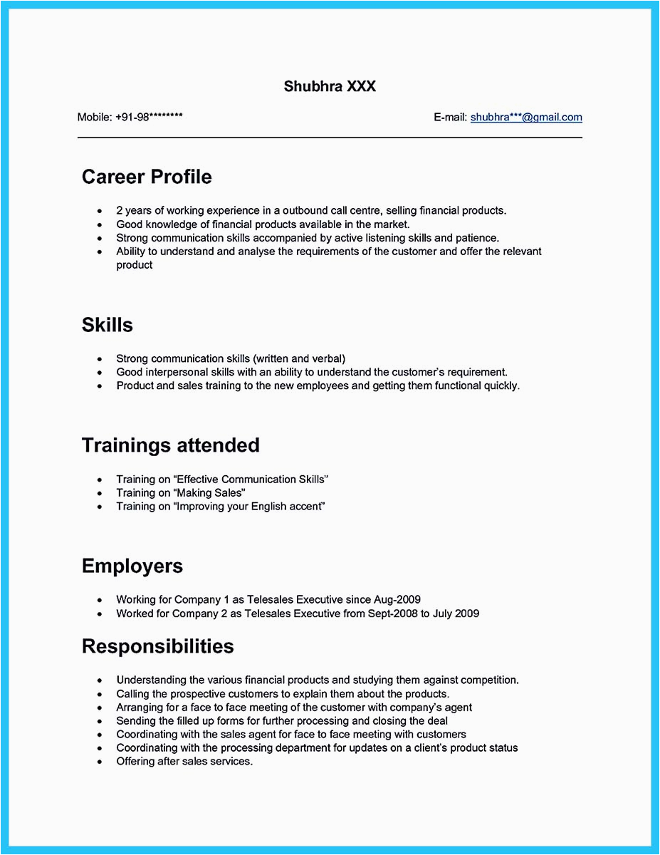 Resume Objective Sample for Call Center Cool Information and Facts for Your Best Call Center