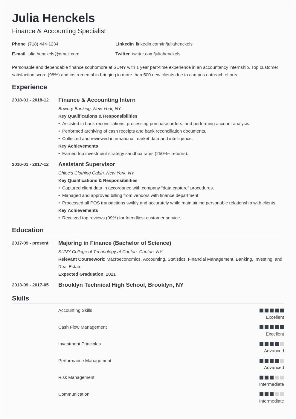Resume Sample for A College Student College Student Resume Examples 2021 Template & Guide